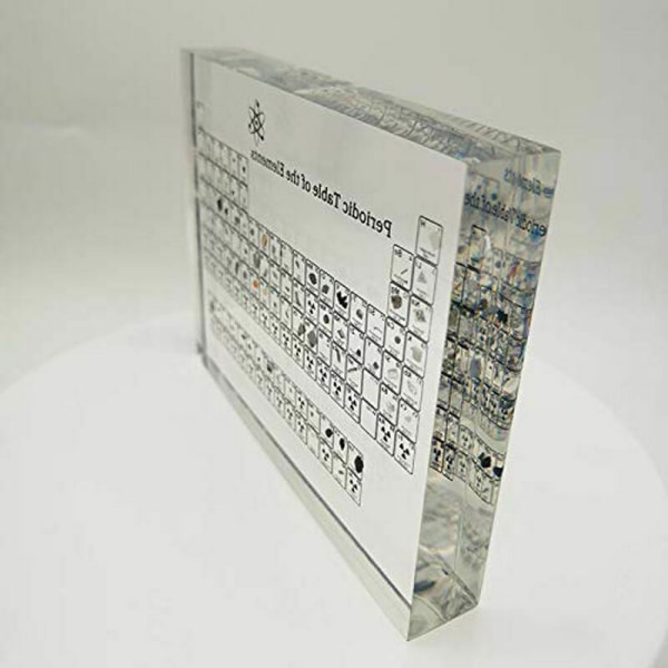 Akryl Periodiska Systemet Display Barn Undervisningshjälpmedel Heminredning Kristall Kemiska Element Display