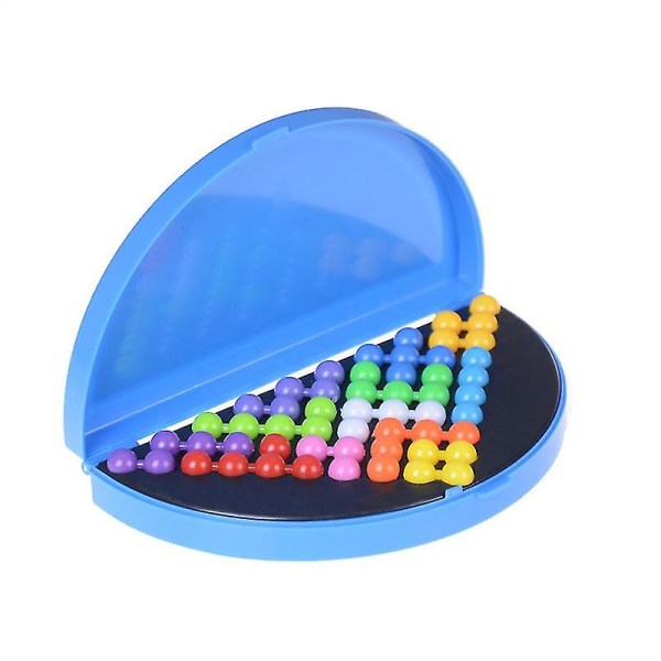 1st Classic Beads Pussel Pyramid Plate Iq Mind Game Brain Teaser Kids Educational Toys-4