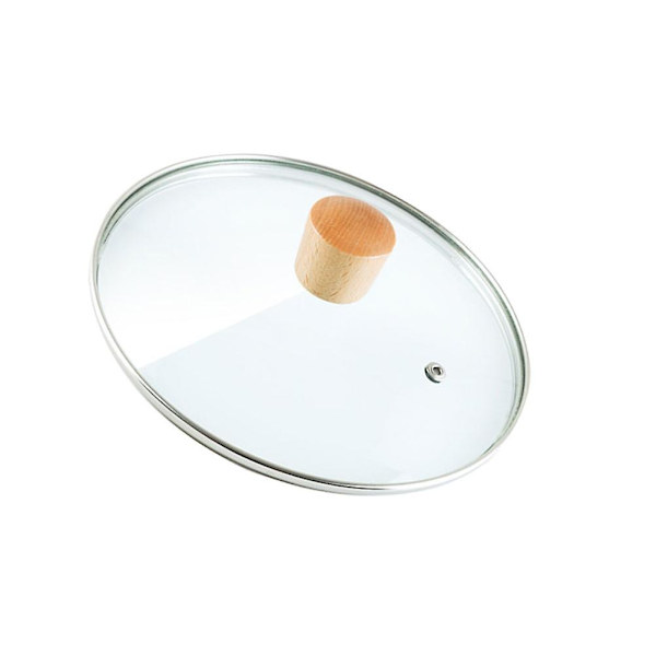 Ugnspannor Stock Pot Cover Härdat Glaspannor Lock Gryta Panna Lock Såspanna Lock Ånggryta Lock