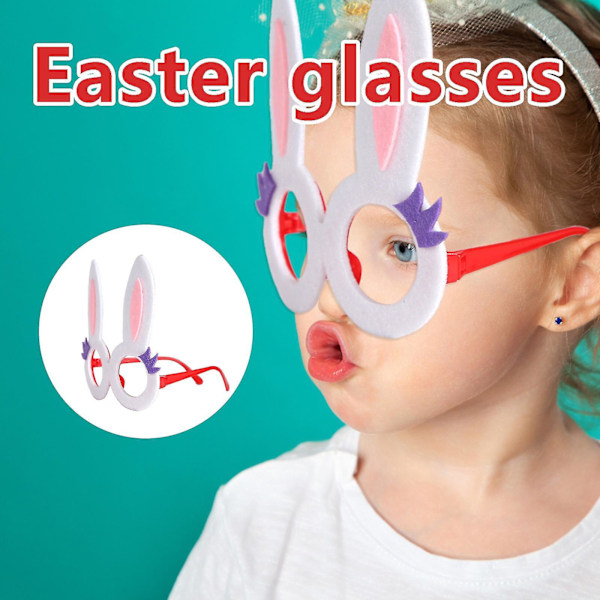 Påskdjursglasögon Påskfest Dekorativa Roliga Glasögon