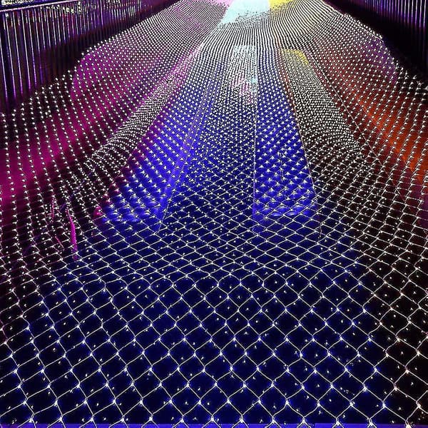 3m X 2m Ljusslingor Nätljus För Julbröllopsfest