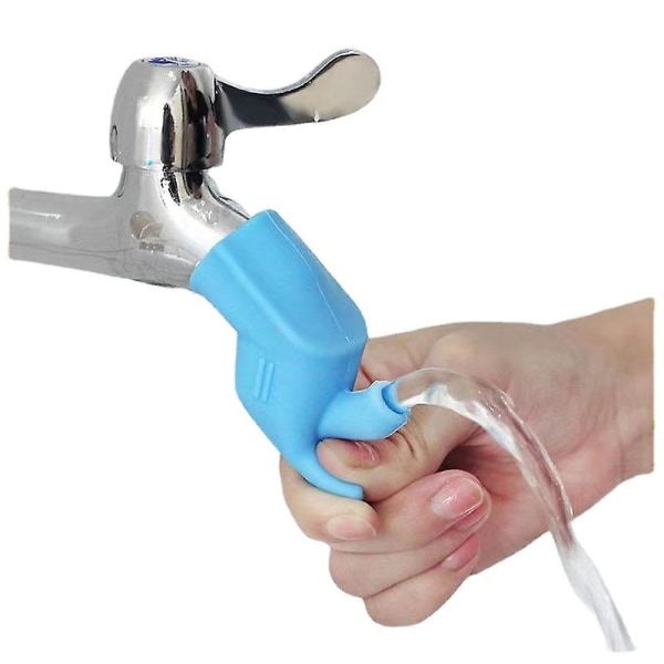 Blå 10-pak silikone vandhane forlænger til køkken vandhane, børste tænder,  håndvask forlænger, køkken vandhane forlænger a0c9 | Fyndiq