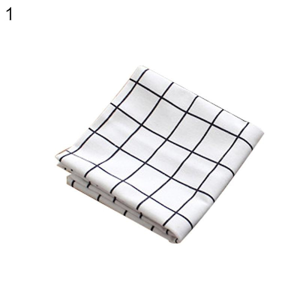 40x60cm Enkel bomullslinne servett bordsduk matbord bakgrundstyg dekor（1）
