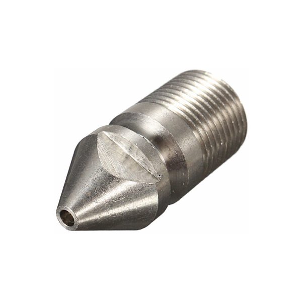 Painepesurin tyhjennysrummun pyörivä puhdistussuutin 9 suutinta 3/8" uroskierre 4,5 mm 1 kpl