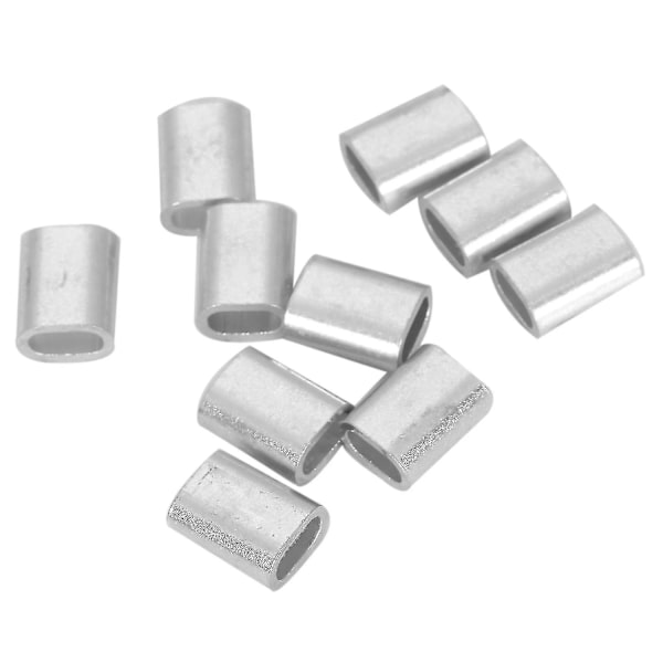 10 st 3mm Aluminiumlegering Trådrep Ferrules