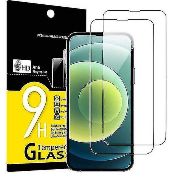 Förpackning om 2 härdat glas till Iphone 13-1