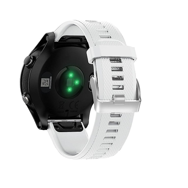 För Garmin Garmin Forerunner 945 Snabbkoppling Silikon Armband (spänne) Vit