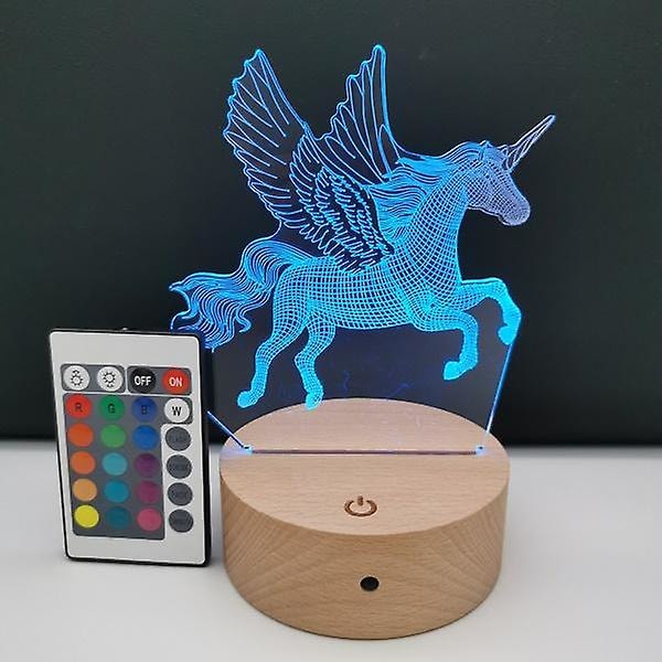 Unicorn Presents for Girls, Unicorn Night Light Lamp, Dimmer, 16 Colors, 7 Color Changing, Touch & Remote Control, Unicorn Toys (unicorn)