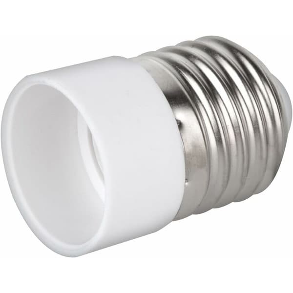 4x fatningsadapter - E27 til E14 fatningskonverter - E14 base lampeholderadapter til halogen LED pære