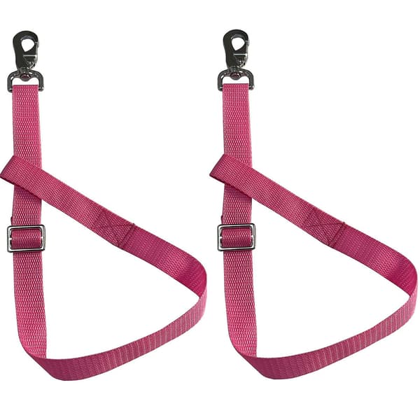 Justerbar nylon med hängrem 2stRosa