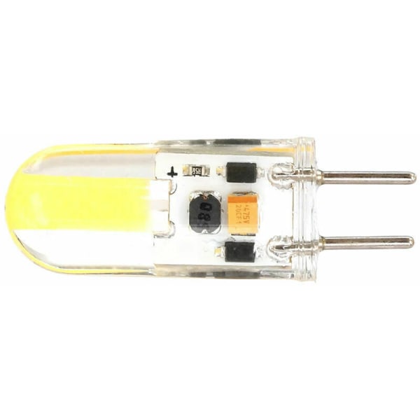 Dimbar Gy6.35 LED-lampa, Ampull Led Cob En Silikon 12V DC, 3W, Vit