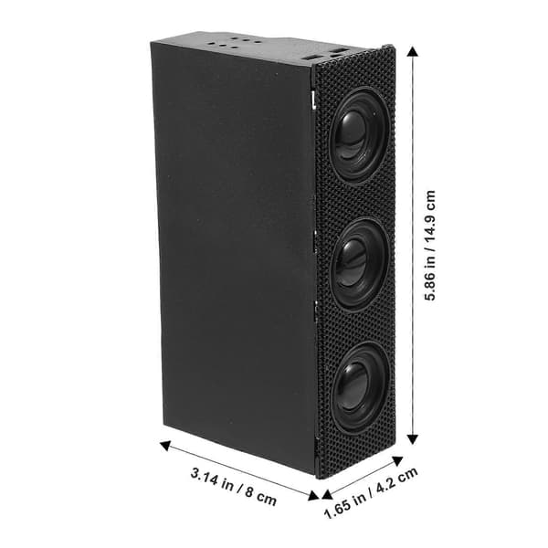 Praktisk stereohögtalare PC frontpanel datorfodral musik högtalare datortillbehör
