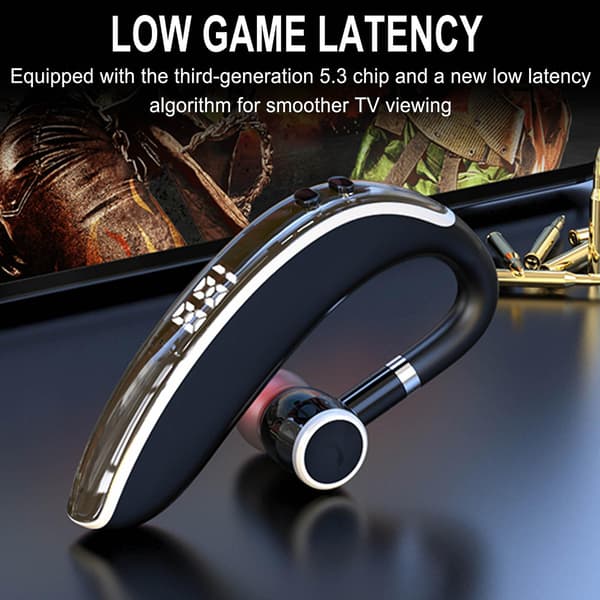 Audfonos Inalmbricos Suspended Breath Light Gaming Brusreducerande Mode Power Display Trådlös Bluetooth Med Case Bluetooth True Stereo