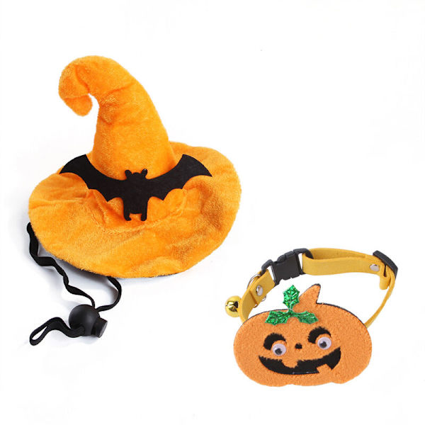 Husdjursdräkt Cosplay-dräkt Cosplay Häxhatt Haulière Husdjurshatt Stenhuvudbonad Kläder för Liten Katt Kattunge Hund Hund Husdjur Halloween-temafest