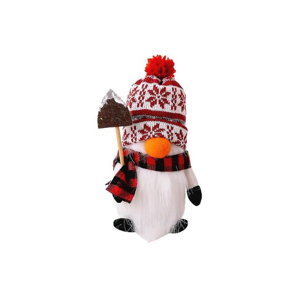 Julgransprydnad Jul Stickad Mössa Rudolph Docka Tygdocka Tillbehör A
