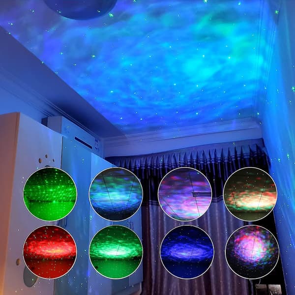 Stjerneprojektorlys, acsergery Led Galaxy Star Light Projector med