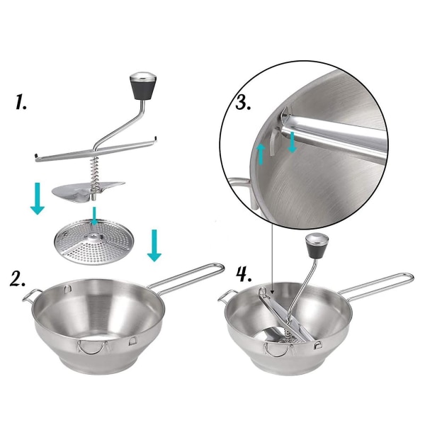 Rostfri matmixerSilvery