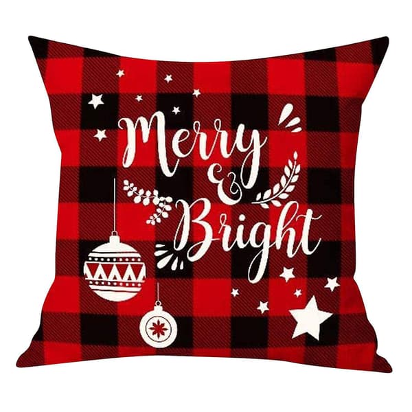 Julklapp Heminredning Bomullslinne Kuddfodral Soffa Midjekudde