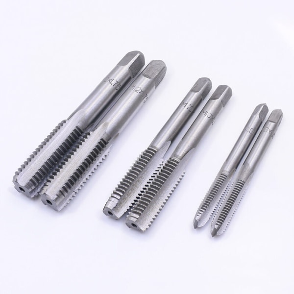 M14X1.25 Kranar och gängsnitt Förgängning och gängsnitt M14 x 1.25mm 2st