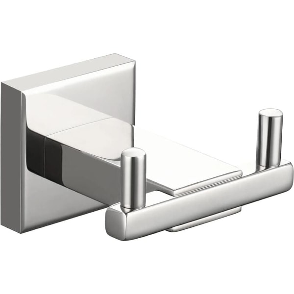 Handduksställ i rostfritt stål Väggmonterad skruv på badrumskrok Spegel polerad SBH236