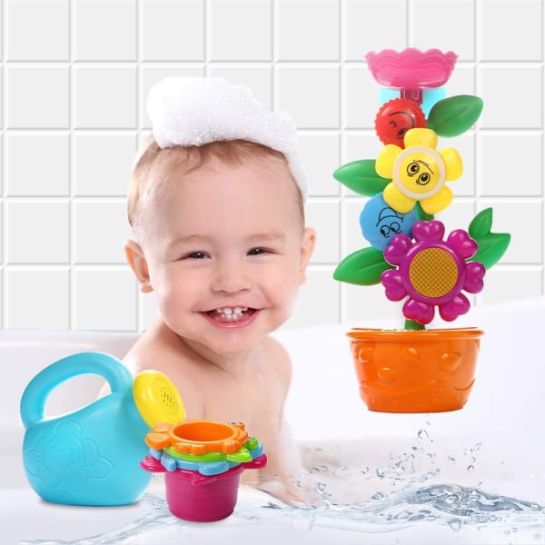 Baby Shower Playset med snurrande blommor