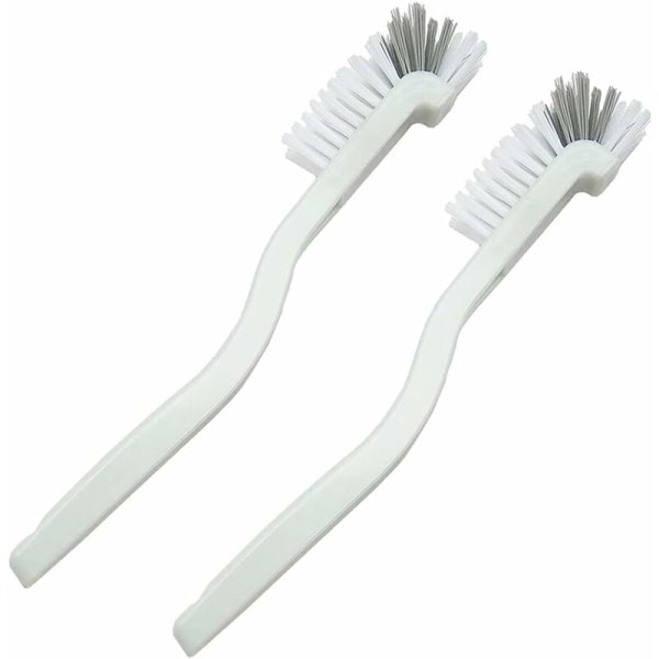 2-pack multifunktionell flaskrengöringsborste, flaskrengöringsborste, kaffekoppborste, lång böjd flaskrengöringsborsthandtag