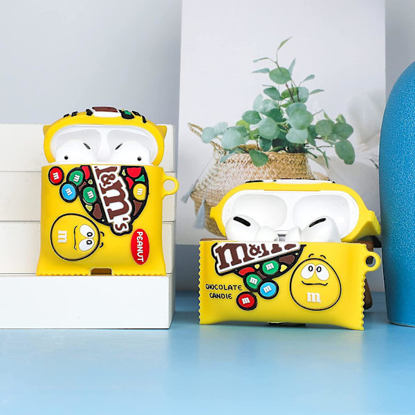 Til Airpod 2/1 Etui Mad Design Cover Til Airpods Silikon Etuier Air Pods Sød Sjov Tegneserie 3d Kawaii Sjov Blød Designer Unik Mode Cool Smuk Fo