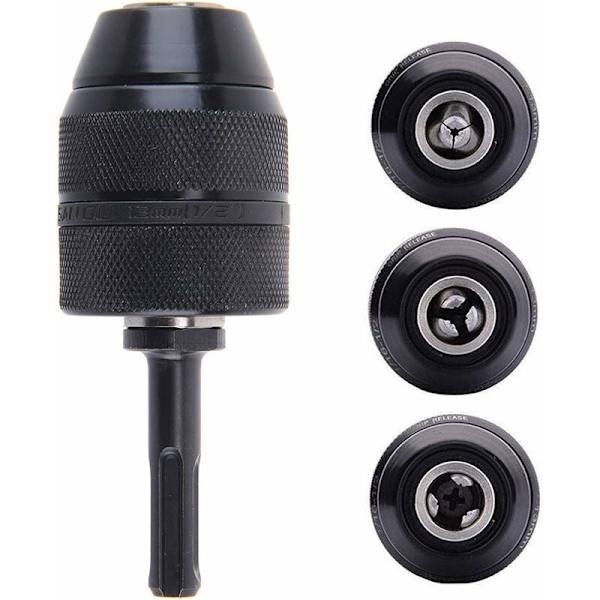 2-13mm Nøglefri Chuck Adapter Heavy Duty Professionel Chuck 1/2-20 UNF Nøglefri Chuck Nøglefri Boremaskine med SDS Adapter