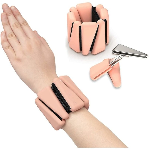 2-pack handledsvikt silikonarmband Justerbar handledsrem Ankelstyrketräningsarmband