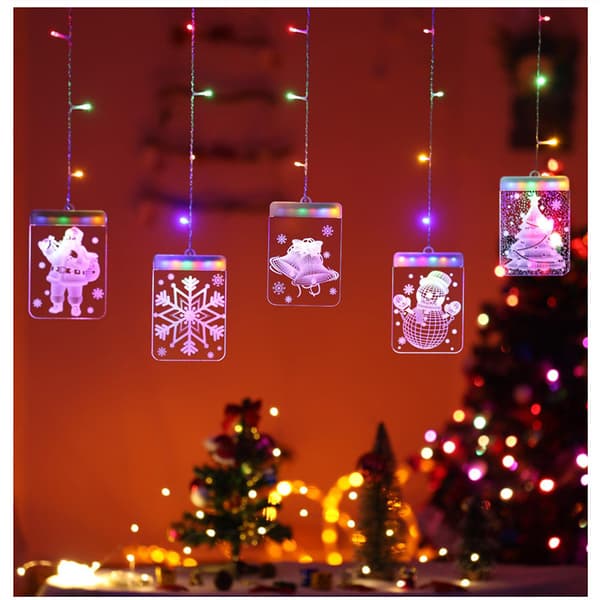 LED julbelysning 3D ljusslinga