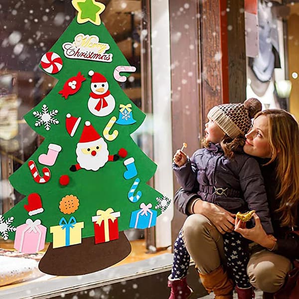 Julgran, Julgran för Barn, Julpynt, Set, Fönster