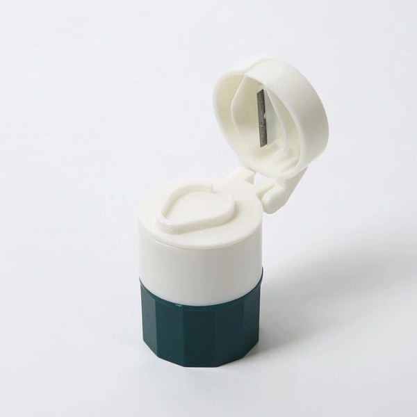 3 kpl 4 in 1 -kannettava 4-kerroksinen hiomakoneen halkaisija jakaja säilytyslaatikko pillerirasialeikkuri tablettipillileikkuri lääkesumutin