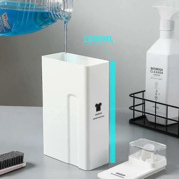 1 st 1000 ml tvättmedel tomma flaskor sköljmedel behållare