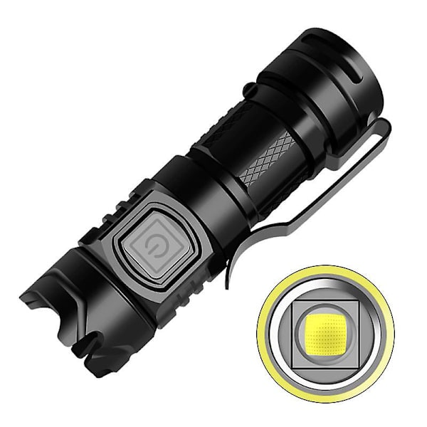 Uppladdningsbara ficklampor med hög lumen taktiska ficklampor Ip67 vattentäta ultraljusa LED-ficklampor för camping utomhus