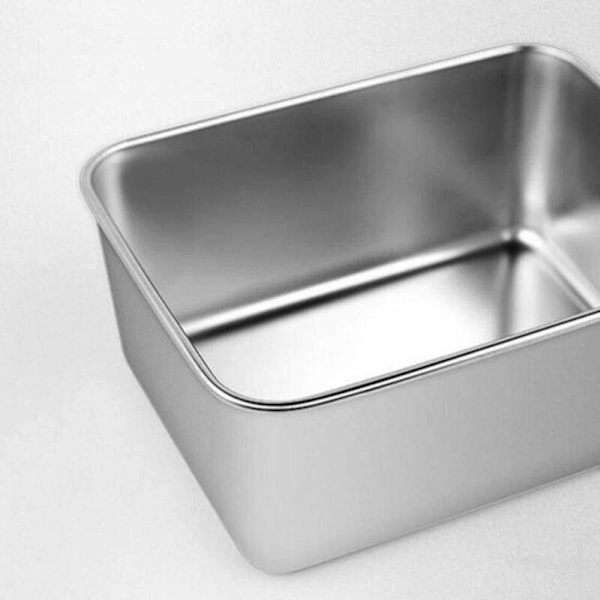 GetRich kryddburk i rostfritt stål med 2 fack för hemmakök hotell kryddbehållare silver metall kryddburk kryddburk