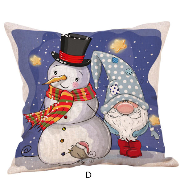 Snygg Heminredning Jul Linne Kuddfodral Soffa Midjekudde Fodral