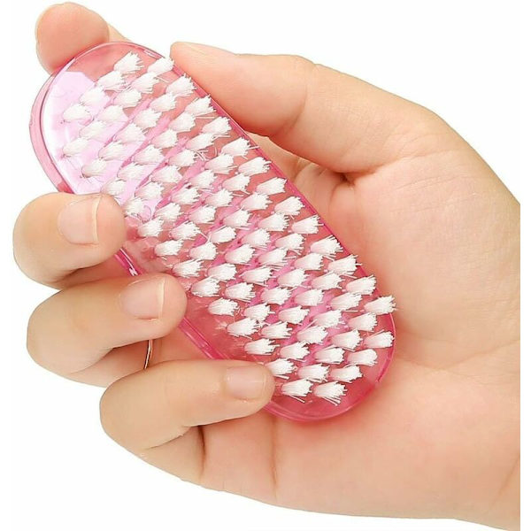 Rengöringsborste Hushålls tvättborste, handborste och dubbelsidig nagelborste tvättborstar, 4-pack