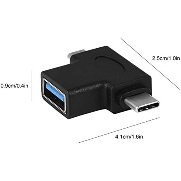 2 i 1 Micro USB OTG-adapter