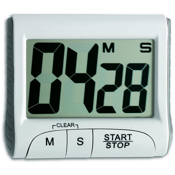 Display Kök Timer Magnetisk Hög Alarm på ett Rep Matlagning Timer för Kök Lärare Studenter Spel Barnmöten, Vit?