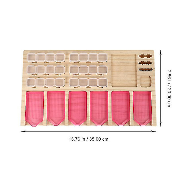 1 set Diamantbild Verktygsbricka