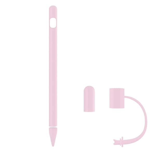 1:a generationens Apple Pencil silikonfodral rosa