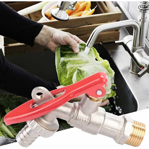 Mässing 1/2\" gängtapp, låsbart kran, laboratoriekranar och ventiler