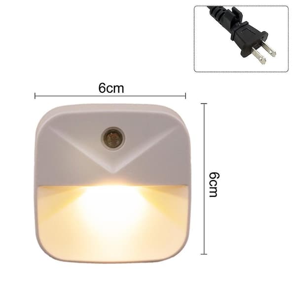 6 stk Led lite nattlys, vidvinkel induksjonslys