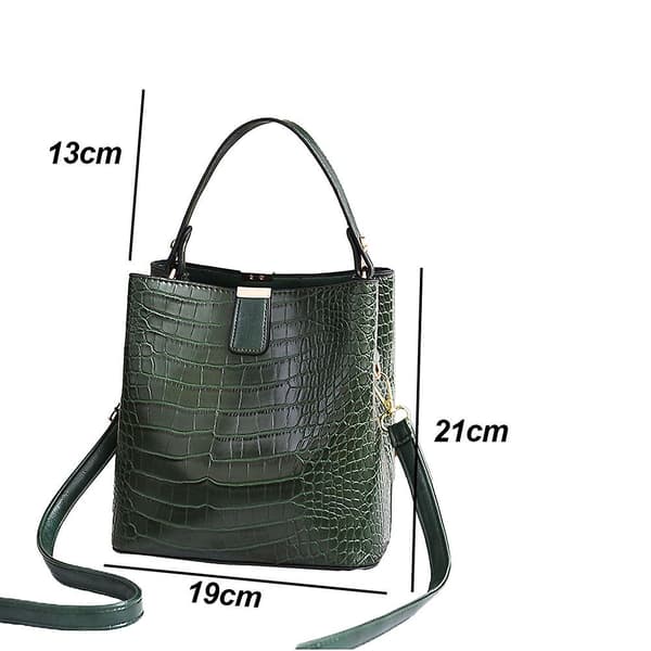 Axelväska Dam Pu Plånbok Crossbody Väska Grön