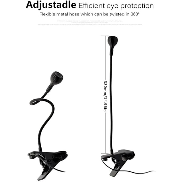 LED UV-lamppu, pidike, joustava metalliputki, USB-UV-lamppu, mini-UV-geelikovetuslamppu, pöytälamppu, kynsien kuivaaja, DIY-manikyyri, 1 kpl (musta)
