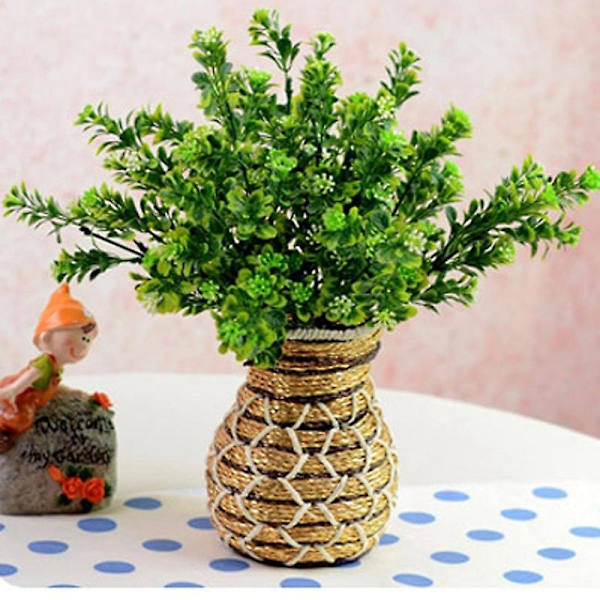 1 Bukett Konstgjord Falsk Blomma Gräs Växt Hem Kontor Bröllopsdekor