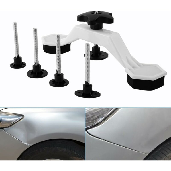 Bilkarosserireparationssæt, bilreparationsværktøj med 5 forskellige onkelstørrelser bilkarosseriværktøj