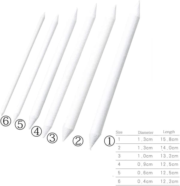 Skisspapper och penna 6-pack Solid Paper Pen Student Painting Art Sketching Tool