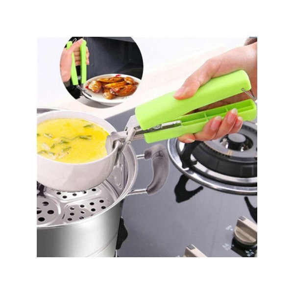 Hot Dish Bowl Clip Rostfritt stål skål Clip Universal Hand Tallrik Hållare Clip Anti-skalk Clip Köksverktyg