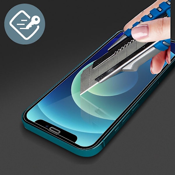 Skärmskydd för Apple iPhone 12 Mini Fingeravtrycksresistent - Svart-1